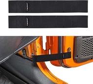 JoyTutus Door Limiting Straps Compatible with Wrangler, 2 Pack Updated Heavy Duty Strong Adjustable 
