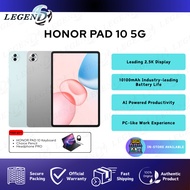 [MY Set] Honor Pad 10 (8GB+256GB) Original Tablet 5G & WiFi Version | 12.1" Leading 2.5K Display