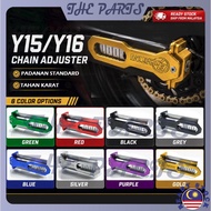 CHAIN ADJUSTER Y15ZR Y16ZR Y15 Y16 SWING ARM STANDARD ARM CHAIN ADJUSTER ALLOY CNC ADJUSTER PENARIK 