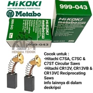 ORIGINAL CARBON BRUSH CIRCULAR SAW GRIND HITACHI HI KOKI COLOL BOSTEL CB 043 CHARCOAL SEPUL 999-043 