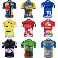 2021 Cartoon funny Cycling jersey ropa ciclismo Men Short sleeve Cycling clothing maillot outdoor bike wear jersey MTB