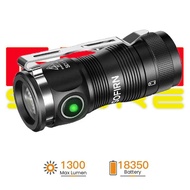 SOFIRN SC13A, Mini LED Flashlight 519A, 1300 Lumens, Anduril 2, High-CRI