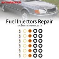 Artudatech 6PCS Fuel Injector O-Ring Filter Seal Fit Audi 80 90 100 A4 A6 A8 2.4 2.6 2.8 Car Accesso