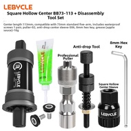 LEBYCLE | Square Hole Bearing Cartridge 73mm Waterproof Sealed BB
