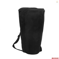 8 Inch African Djembe Drum Bag Carry Gig Bag Waterproof Oxford Cloth Handbag Backpack (Black)