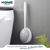 ECOCO Wall-mounted toilet brush - flexible silicone toilet brush, toilet brush