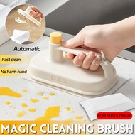 In Stock Automatic Cleaning Brush 50pcs Disposable Flat Mop Tisu Magic Wipe Pengelap Mop Tisu Pakai 