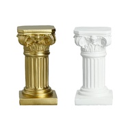 A9Roman Pillar Resin Sculpture Column Decor Roman Pillar Statues Room Crafts Furnishings