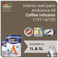 Dulux Interior Wall Paint - Coffee Infusion (11YY 14/105)  (Ambiance All) - 1L / 5L