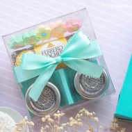 Tiffany下午茶禮盒(Tiptree果醬2瓶+金莎3顆+棉花糖1串)附提袋