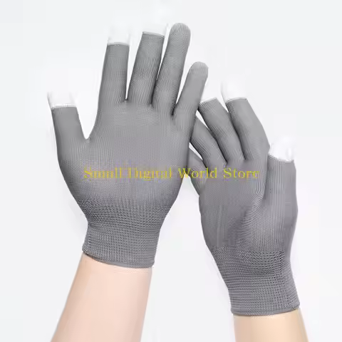 77UB Thin Nylon Touch Display Gloves For Mobile Rhythm Game With Conductive Fiber Fingertips And Bre