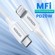 UGREEN USB C To Lightning PD Fast Charging USB Cable compatible for iPhone 14/13/12/11/X/XS/XR