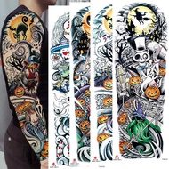 Full Arm Tattoo Sticker Full Arm Tattoo Sticker Tiger Lion Big Flower Arm Tattoo Sticker