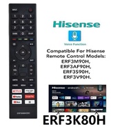 Suitable for Hisense ERF3S90H, suitable for Hisense voice LCD TV remote control 75Q6N ERF3S90H（no Vo