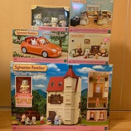 "Sylvanian Families Persian Cat Family House with Red Roof and Elevator" [Japan Product][日本产品]
