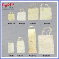☪ ۩ 10pcs Local Abaca Bag / Sinamay Bag  / Native Abaca Gift Bag/ Local Abaca Souvenir Bag