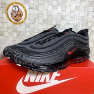 Special Price Nike Air Max 97 Black Red Hook Full Version logo 3m Reflective Air Cushion Men Women AR4259-001