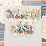 New Handmade Boho Lace Rabbit Brooch | Floral Dress Bunny DIY Outfit & Bag Accessory