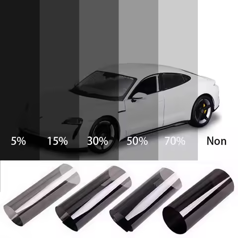 2/3/5m Solar Automotive Removable Protective Glass Window Auto Sunshade Film for Car Non-reflective 