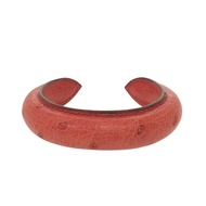 愛馬仕鴕鳥皮RED手鐲，成色極佳，紅色，1990年 [二手] 愛馬仕