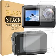 Mr.Shield Screen Protector Compatible with Akaso Brave 7 LE Camera [3 + 3 Pieces] [Front + Back] Pro