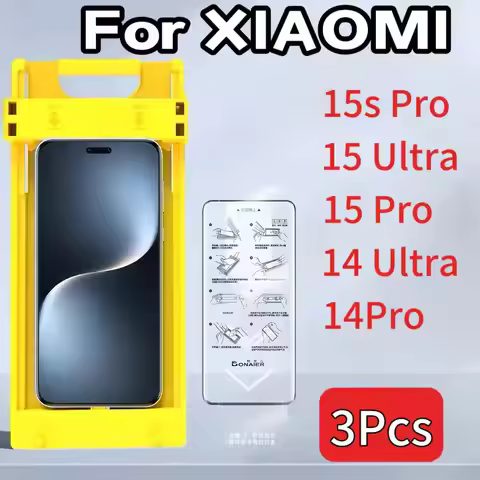 3Pcs For XIAOMI 15S 15Ultra 14Ultra 15Pro 14 15 Ultra Screen Protector No Dust Positioning With Inst