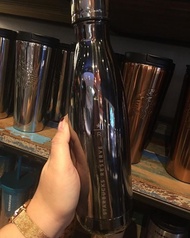 Starbucks tumbler swell reserve silver