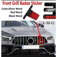 MERCEDES BENZ FRONT GT GRILLE AMG LOGO EMBLEMauto parts Car decoration