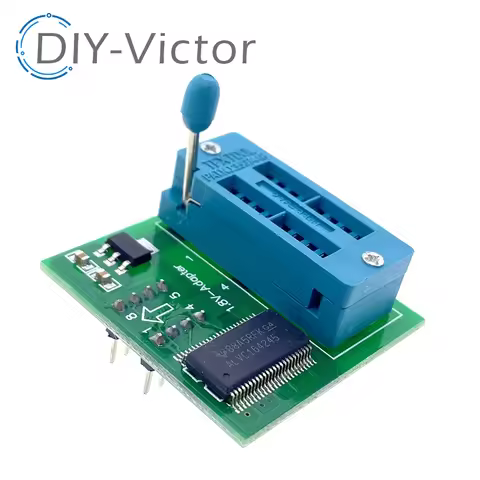 1.8V adapter for motherboard 1.8V SPI Flash SOP8 DIP8 W25 MX25 use on programmers TL866CS TL866A EZP