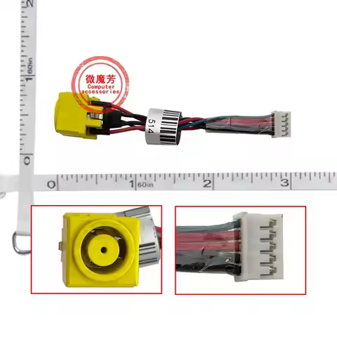 NEW For Lenovo IBM Thinkpad T410 T410i T430 T430i T420 T420i 45M2893 DC In Power Jack Cable Charging