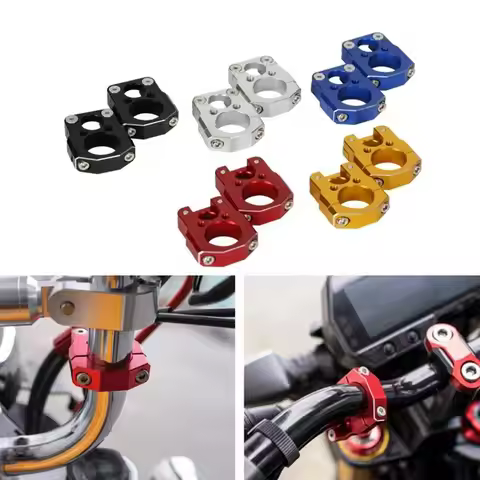 CNC Handle Bar Brake Clutch Line Hose Cable Guide Clamp For Honda Monkey 125 Monkey125 CT125 Forza30