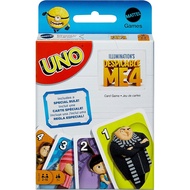 [instock] Mattel Games UNO Despicable Me 4 Card Game for Kids, Adults & Family with Deck Inspired by