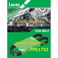 LUCAS Fan Belt 7PK1732 Honda CRV S9A 2.0