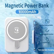 10000mAh Magnetic Powerbank Wireless Power Bank Fast Charge USB Charging Portable Battery Powerbank For i phones