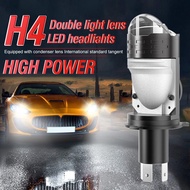 1PCS H4 Led Projector Mini Lens Bi Led Lens 400000LM Headlight Bulbs 1:1 Plug Play HS1 Led Projector