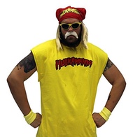 Hulk Hogan Hulkamania Adult Complete Costume Set