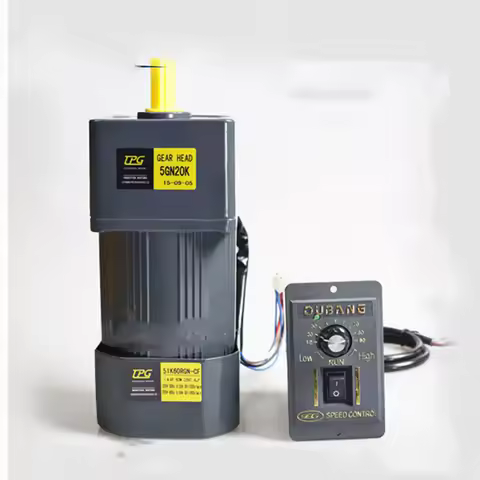 120W 220V AC Gear Speed Motor / Geared Motor 5IK120RGN-CF Motor + Speed Governor