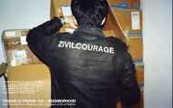 adidas x NEIGHBORHOOD x Kazuki ZIVILCOURAGE 豚皮夾克皮衣外套 leather jacket
