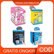 Safe Savings Toy Children's Toy Piggy Bank Atm Mini Atm Money Safe Use Finger Print