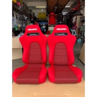 Ready Stock - Bucket seat recaro TomCat Merah utk Wira (Seat Only)