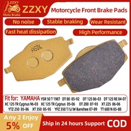 1 Pair Motorcycle Accessories Ceramic Ciber Front Brake Pad For YAMAHA DT 125 86-03 DT 125 RE 04-07 