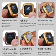 SHI Finger Tally Counter 6 Digit Display Counter Clickers Lap Counter Handheld Number Clicks Counter