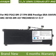 BTY-M48 4ICP5/41/119 Battery For MSI PS42 8M-211PH 8RB Prestige 8RA-044VN 8RC-001ES 8M-437 MECHREVO 