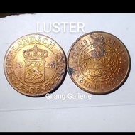 Uang kuno Benggol 2,5 Cent Nederlandsch Indie Th 1945 Uang Kerokan
