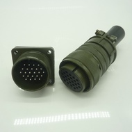 Penyambung MS3106A24-28S Padanan Palam MS3102A24-28P Sisipan Soket Plat Persegi