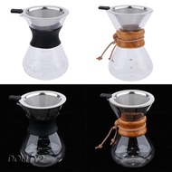 [dolitycbMY] Coffee Maker Set Pour Over Hand Drip Pot + Cone Coffee Dripper Filter Net