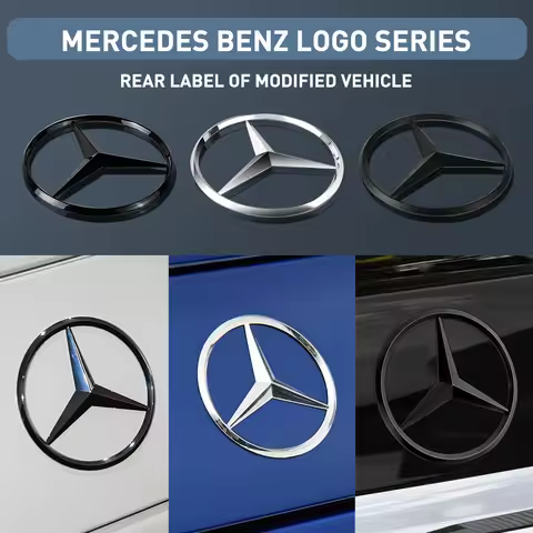 Car Original Rear Label Badge Sticker Decoration Tail Embelm Replacement For Mercedes-Benz W205 C43