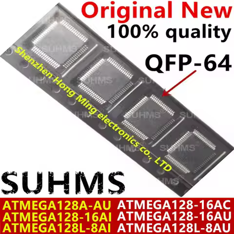 (1piece)100% New ATMEGA128-16AC ATMEGA128-16AU ATMEGA128-16AI ATMEGA128L-8AI ATMEGA128L-8AU ATMEGA12