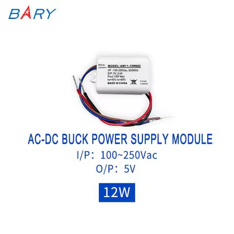 AM11-12W05C AC - DC Voltage Power Module | 220 V Turns 5 V2. 4 A | | 220 V Turn 12 V 1A 12W Switchin