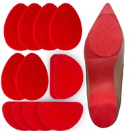 Red Non-Slip Shoe Pads Compatible with Christian Louboutin High Heels, Adhesive Shoe Grips, Sole Pro